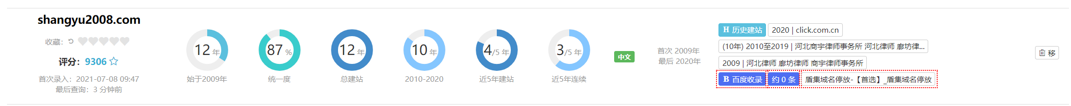 老域名怎么知道好不好(购买老域名要注意什么)(图35)